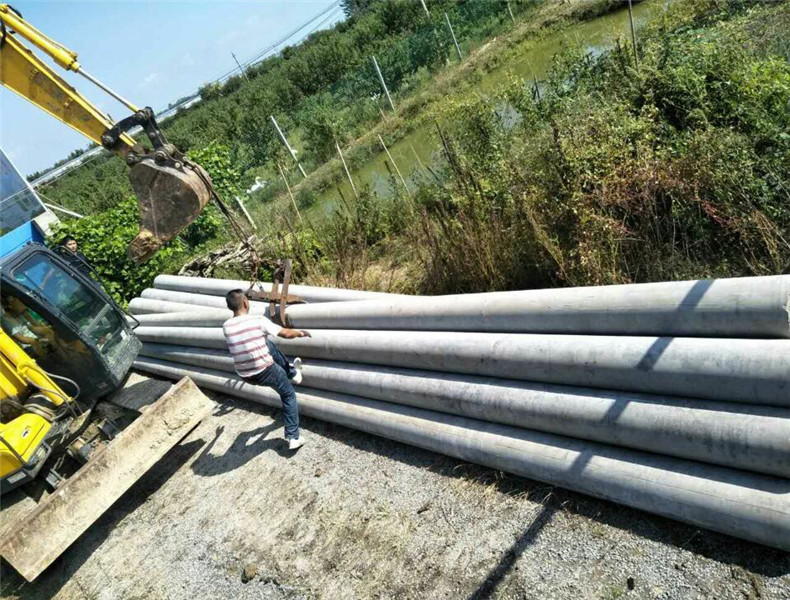 河南三門(mén)峽15米270/350大彎矩電桿25根根部法蘭帶基礎(chǔ)鋼筋籠子